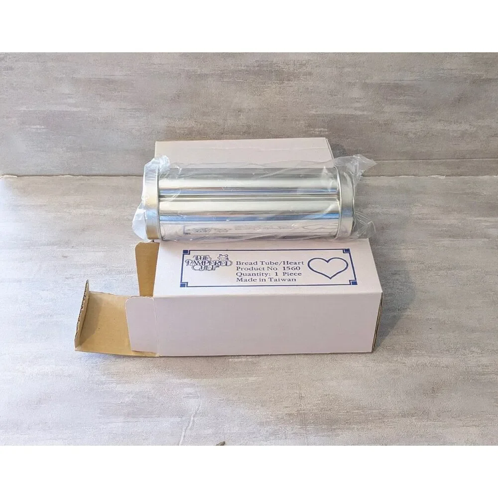 Vintage Pampered Chef Bread Tube Baking Molds NEW